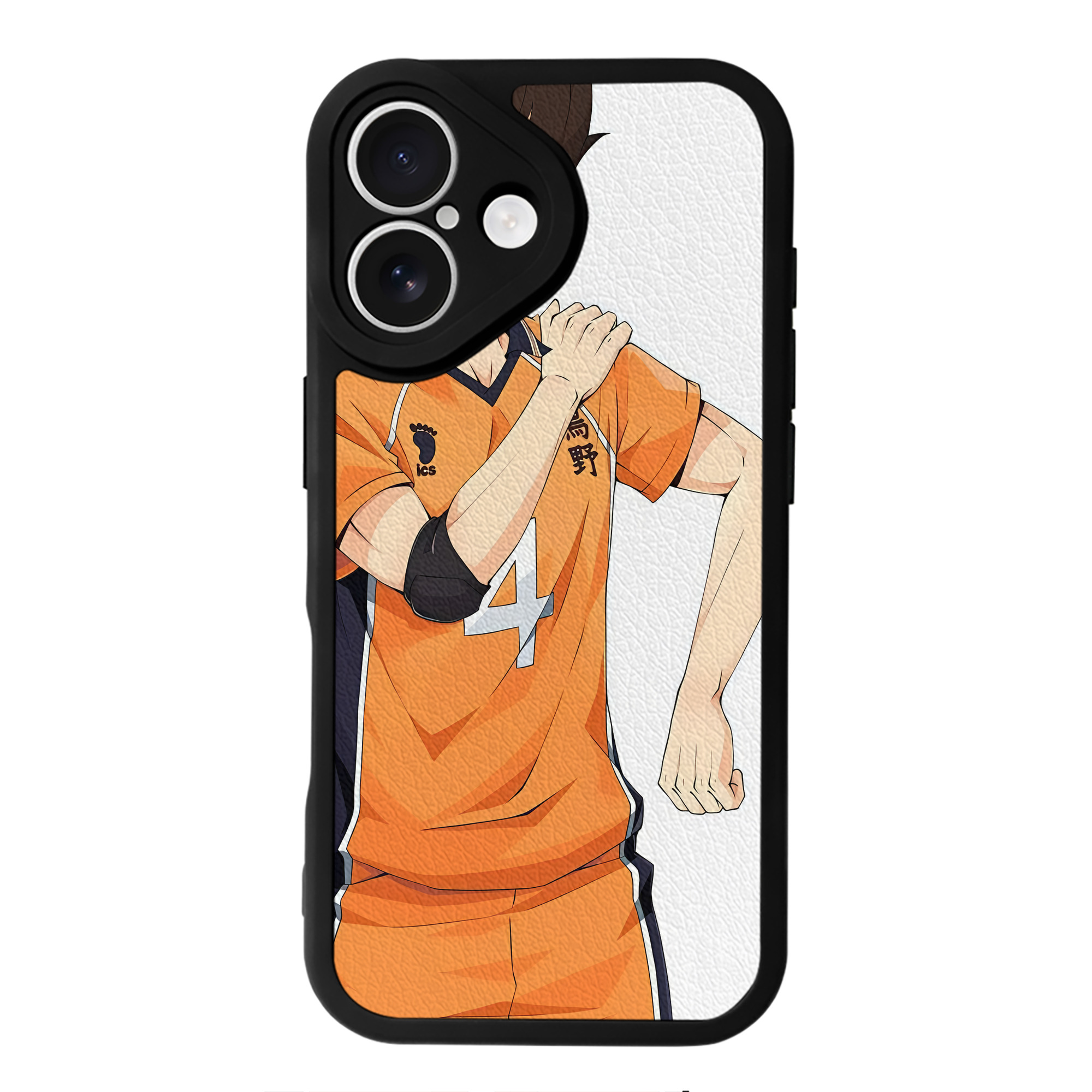 （画像用） ハイキュー!! Haikyu!! 【iPhone 16シリーズ対応】シリコンスマホケース（レザー調） 材質：シリコン